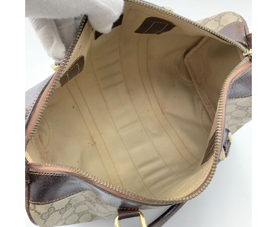 GUCCI Borsa a Mano Vintage in Tela Col. Beige M