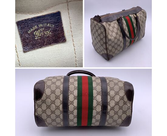 GUCCI Borsa a Mano Vintage in Tela Col. Beige M