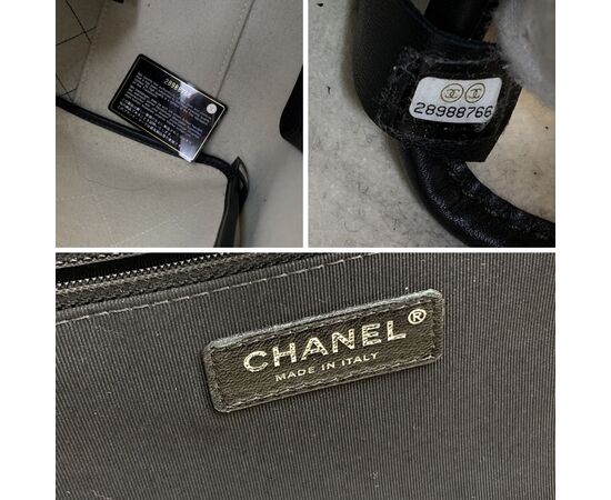 CHANEL Borsa Shopper in Lana Col. Nero Deauville M