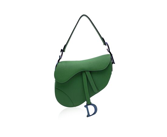 DIOR Borsa a Tracolla in Pelle Col. Verde Saddle M