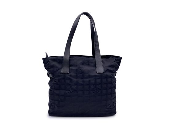 CHANEL Borsa Shopper in Tela Col. Nero Neo Soft Shopping M