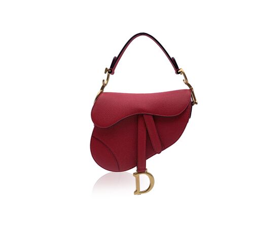 DIOR Borsa a Tracolla in Pelle Col. Rosso Saddle S