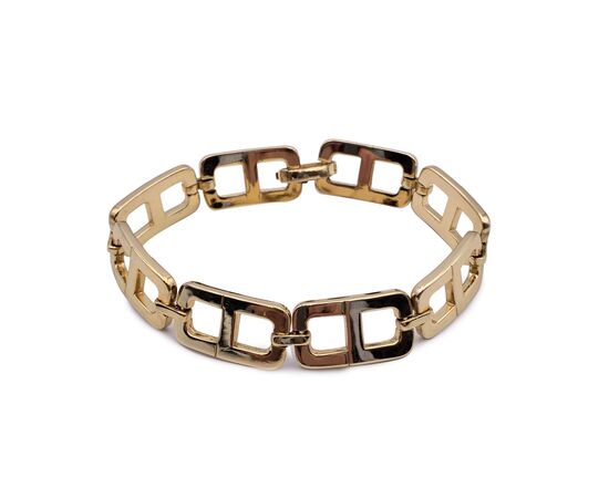 DIOR Bracciale Vintage in Metallo Col. Oro Monogramme