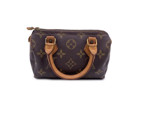 LOUIS VUITTON Borsa a Mano Vintage in Tela Col. Marrone Nano Speedy / Mini HL S