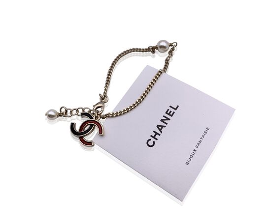 CHANEL Bracciale in Metallo Col. Oro CC