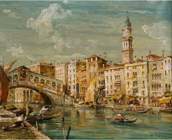 "Venezia, il Ponte di Rialto sul Canal Grande"  VENDUTO