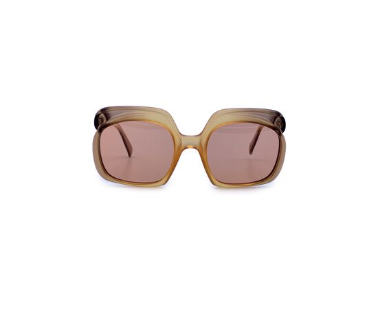 CHRISTIAN DIOR Occhiali da Sole Vintage in Acetato Col. Arancione Oversize