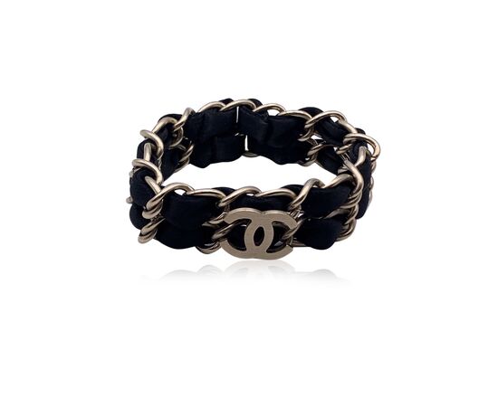 CHANEL Bracciale in Metallo Col. Nero CC