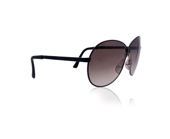 PORSCHE DESIGN Occhiali da Sole Vintage in Metallo Col. Nero Foldable 5626