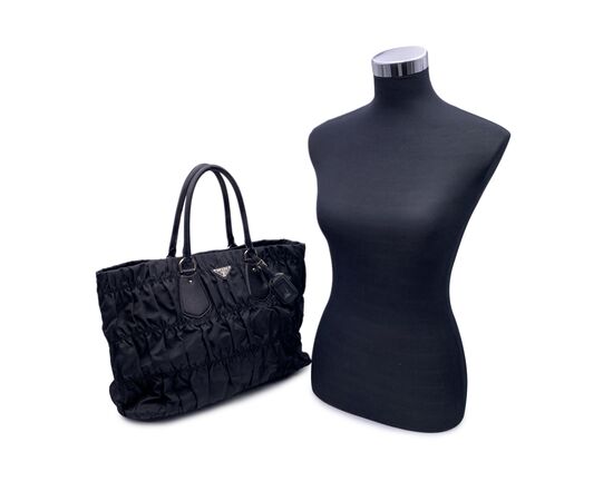 PRADA Borsa Shopper in Tela Col. Nero BN1232 M