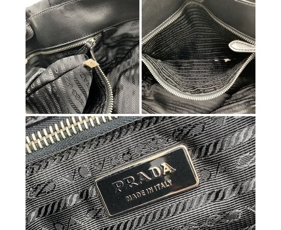 PRADA Borsa Shopper in Tela Col. Nero BN1232 M