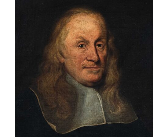 Maestro europeo (XVII-XVIII sec.) - Ritratto di nobiluomo.