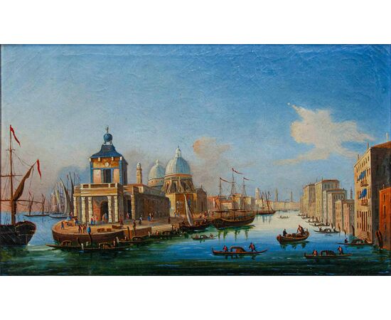 XIX secolo, Veduta con Punta della Dogana e Santa Maria della Salute