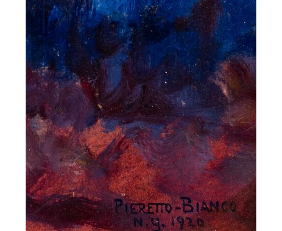 Pietro Bianco Bortoluzzi, detto Pieretto Bianco (Trieste 1875 - Bologna 1937) - Satiro e ninfa.