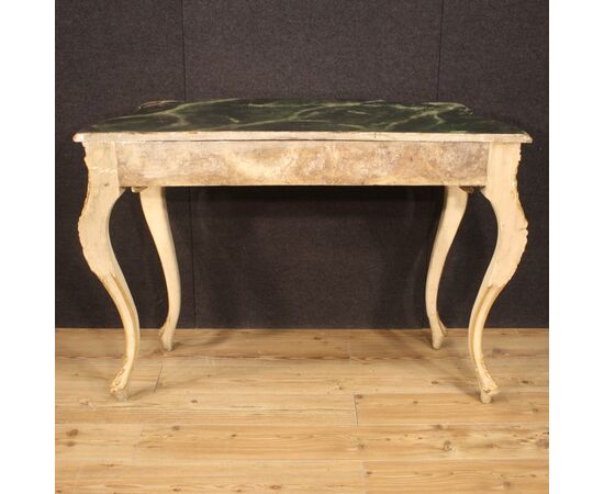 Console in lacquered and gilded wood from 20th century