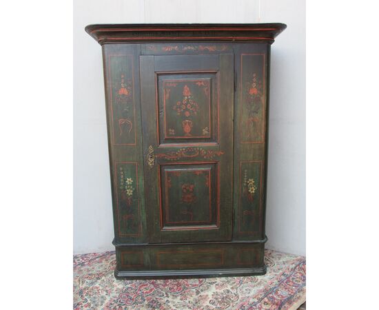 ARMADIO LACCATO A UNA PORTA EPOCA 800 cm L120xP43xH190