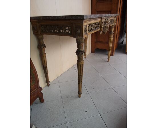 CONSOLE STILE LUIGI XVI EPOCA 700 cm L130x63xH90