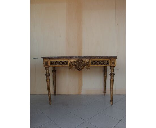 CONSOLE STILE LUIGI XVI EPOCA 700 cm L130x63xH90