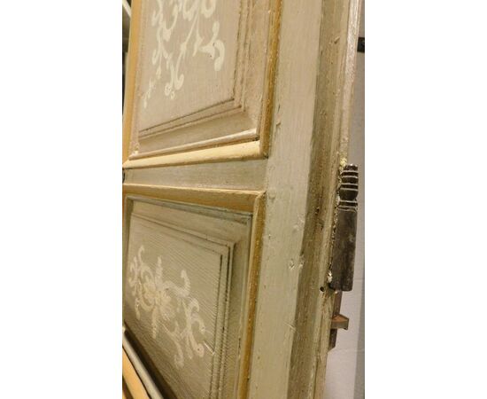 PTL691 - Porta in legno di rovere laccato, luce cm L 110 x H 238  