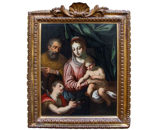 Ambito di Prospero Fontana (Bologna, 1512 – Bologna, 1597), Sacra famiglia con San Giovannino