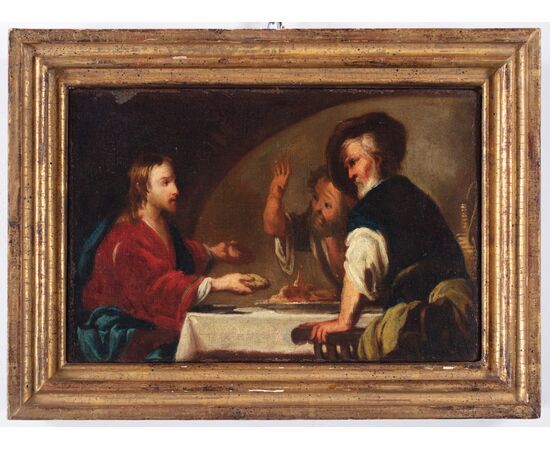 Cena di Emmaus, pittore genovese