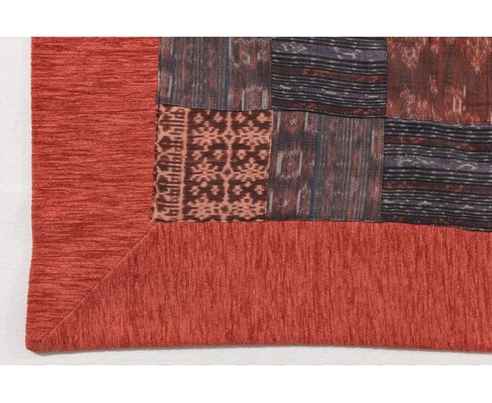 Copriletto con "patchwork" di IKAT - B/126.