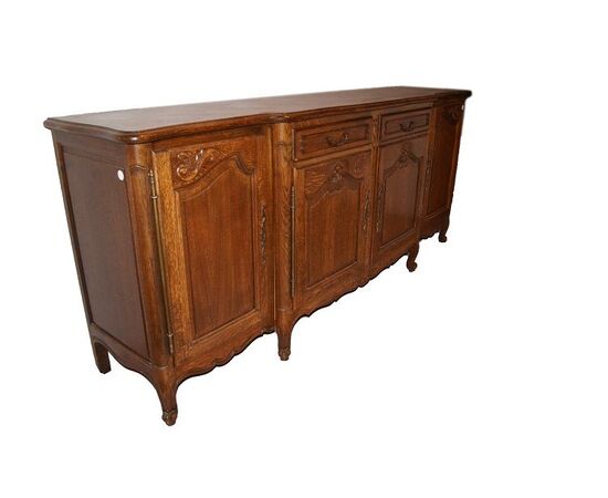 Credenza Provenzale 4 porte riccamente intagliata del 1800