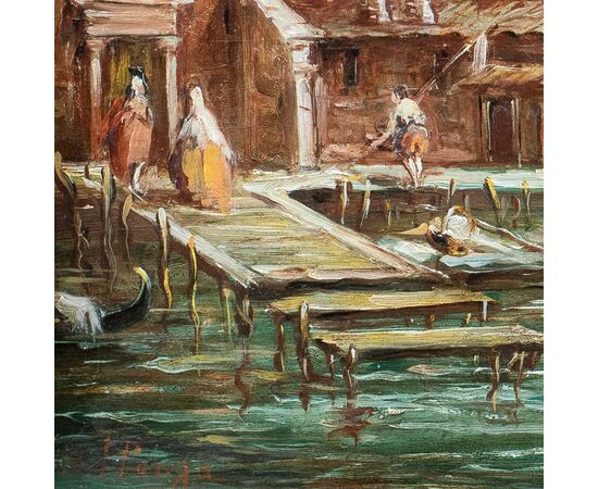 Lucia Ponga degli Ancillo (Venezia 1887 - 1966) - Venezia, vedute di fantasia.