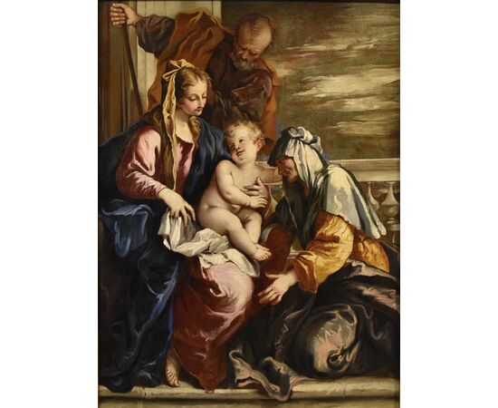 Sacra Famiglia con Sant'Anna, Sebastiano Ricci (Belluno 1659 - Venezia 1734) attribuibile a