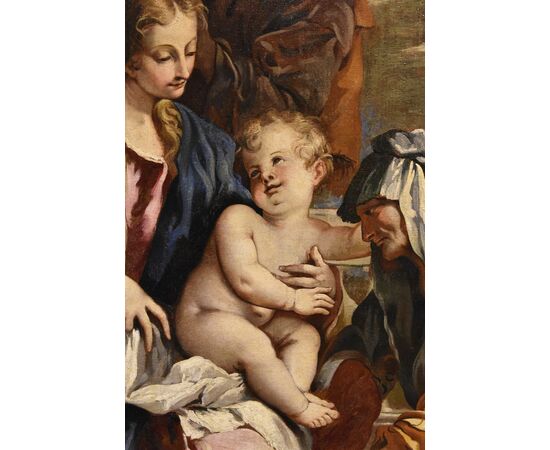 Sacra Famiglia con Sant'Anna, Sebastiano Ricci (Belluno 1659 - Venezia 1734) attribuibile a