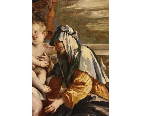 Sacra Famiglia con Sant'Anna, Sebastiano Ricci (Belluno 1659 - Venezia 1734) attribuibile a