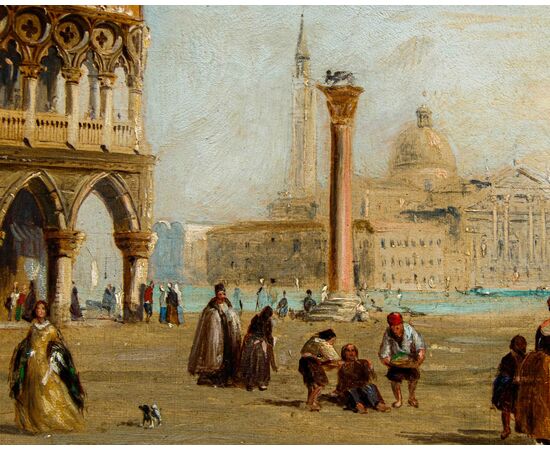 Edward Pritchett (attivo tra il 1828 e il 1864), Veduta di Piazza San Marco