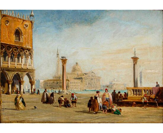 Edward Pritchett (attivo tra il 1828 e il 1864), Veduta di Piazza San Marco