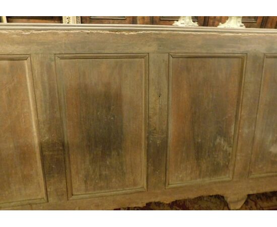 DARB232 - Boiserie in legno, epoca '700, 5,92 metri lineari x H 97