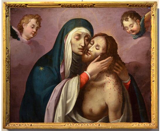 Pietà con due cherubini, Manierismo romano del XVI secolo