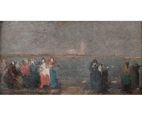 Beppe Ciardi (Venezia 1875 - Quinto di Treviso 1932) - Trittico di vedute venenezia.