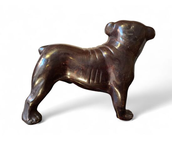 Cane Bulldog in bronzo