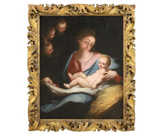 Madonna con Bambino, Anton Maria Piola (Genova, 1654 – 1715) cerchia