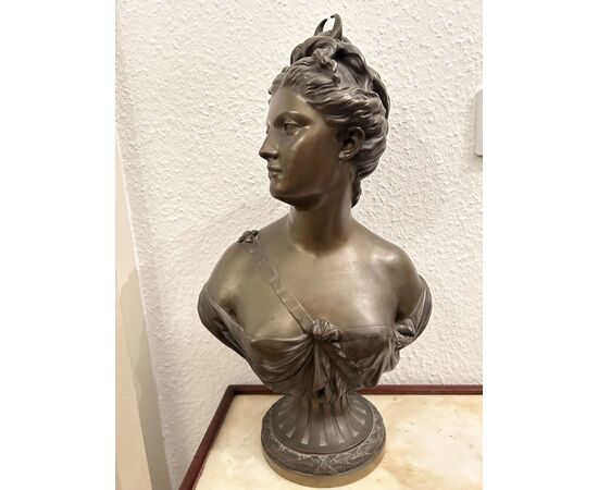 Busto di bronzo "Diana", Susse frères, Parigi