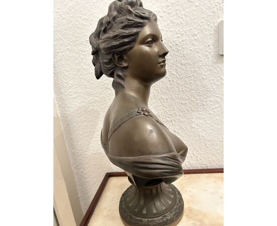 Busto di bronzo "Diana", Susse frères, Parigi