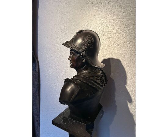 Busto di "Bartolomeo Colleoni" in bronzo