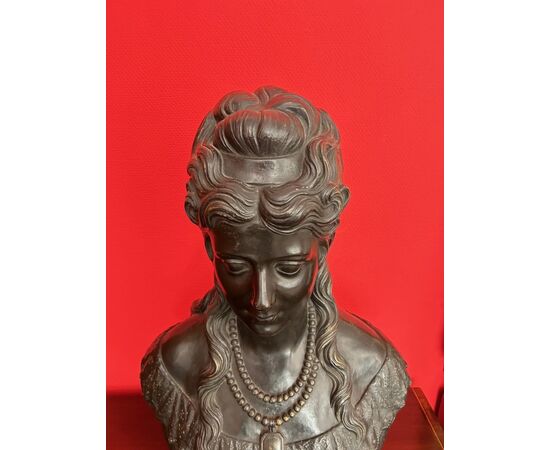 Busto di bronzo "Imperatirce SISSI DI AUSTRIA"