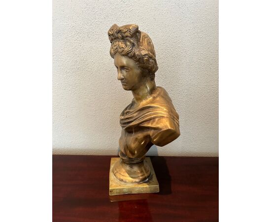 Busto di "APOLLO", bronzo XX-secolo