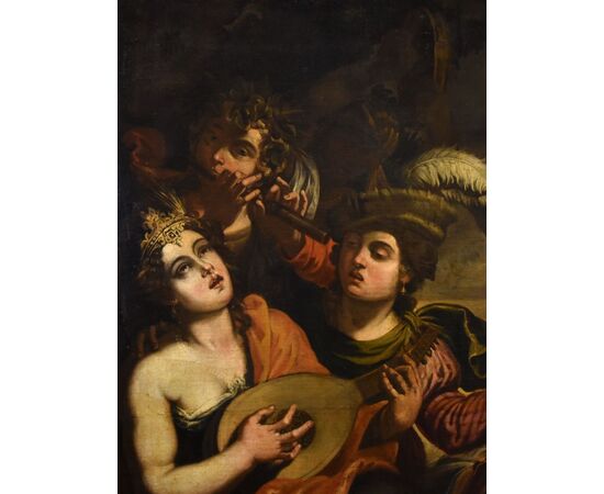 Enea e Didone, Pseudo-Caroselli (Roma, attivo c.a 1630/1650) Attribuito a 