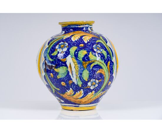 Vaso in maiolica , bottega di Mastro Domenico , XVI secolo RISERVATO