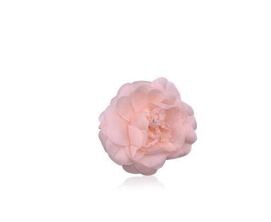 CHANEL Spilla Vintage in Tela Col. Rosa Camellia