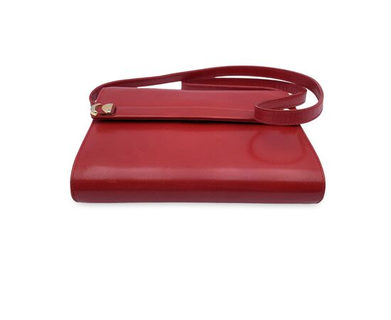 GUCCI Borsa a Tracolla Vintage in Pelle Col. Rosso S