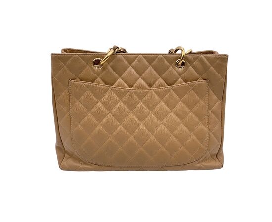 CHANEL Borsa Shopper in Pelle Col. Beige Grand shopping M