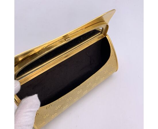 GUCCI Pochette Vintage in Metallo Col. Oro S