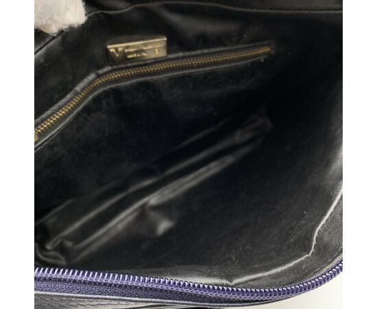 MARIO VALENTINO Borsa a Tracolla Vintage in Pelle Col. Blu M